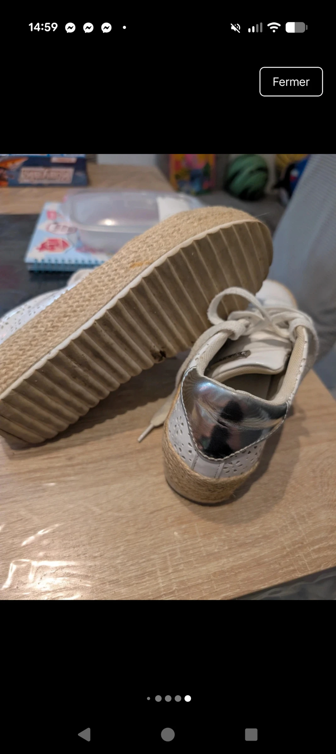 Sublimes baskets compensées de la marque GUESS.taille 37 – photo 11